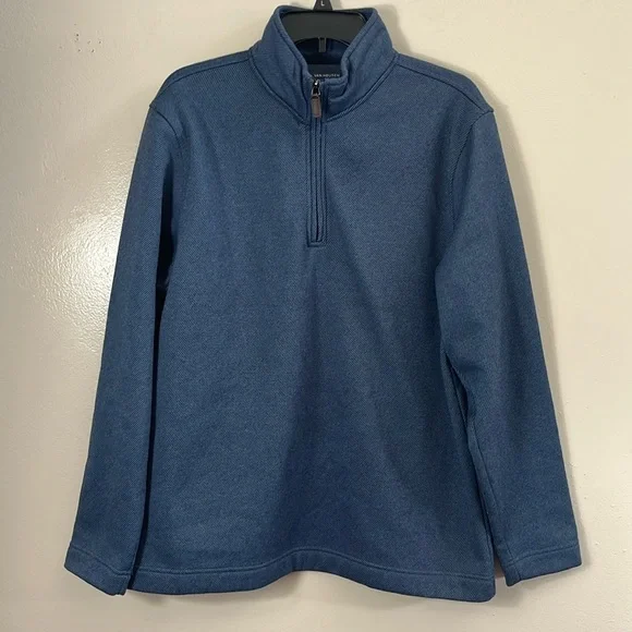 Van Heusen Sweaters Van Heusen Flex Sweater Fleece Lined Blue